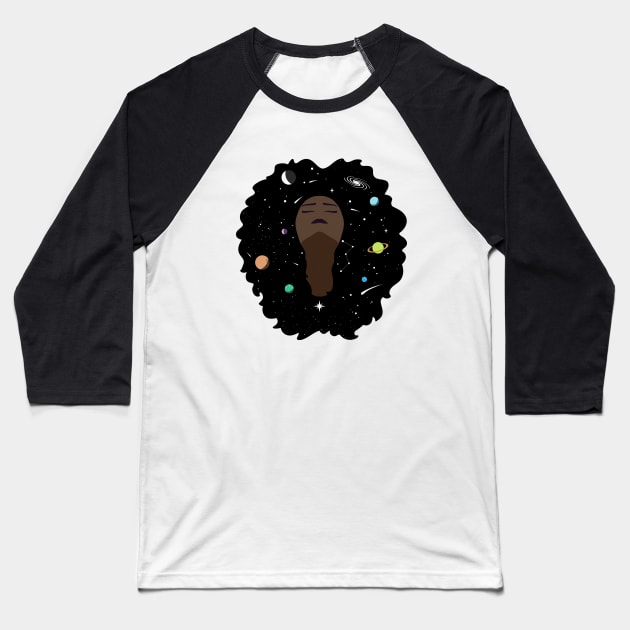 Cosmic soul Baseball T-Shirt by rakelittle